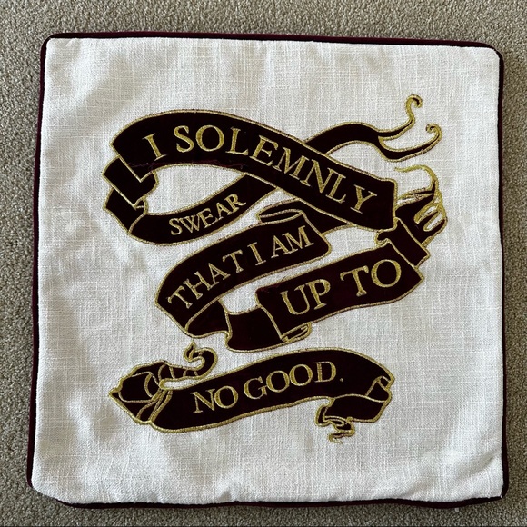 Pottery Barn Teen Bedding Harry Potter Pillow Cover Glow In The